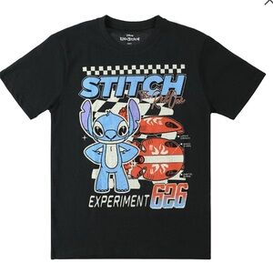 Disney Stitch Experiment 626 Black T-Shirt Size L